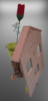 Hobi Dekoratif 90061 Model Anahtarlık Kutu Ham Ahşap MDF El Yapım - 1