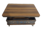 Akıllı Sihirli 17248 Sehpa Fonksiyonl Hem masa orta Hard suntalem Koyu Ceviz renk thumbnail 1