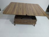 Akıllı Sihirli 17250 Sehpa Fonksiyonel masa orta sehpa Hard suntalem ceviz renk thumbnail 6