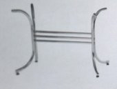 Masa 18376 METAL AYAK Model Metal transmisyon Nikelaj Japon masa ayak El Yapım - 2