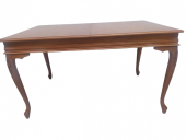 Masa 18486 Klasik Model Kayın torna aslan ayak Parlak CEVİZ Natüre Boya El yapım - 1