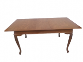 Masa 18486 Klasik Model Kayın torna aslan ayak Parlak CEVİZ Natüre Boya El yapım - 2