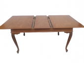 Masa 18486 Klasik Model Kayın torna aslan ayak Parlak CEVİZ Natüre Boya El yapım - 3