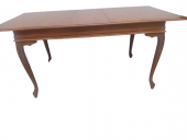 Masa 18486 Klasik Model Kayın torna aslan ayak Parlak CEVİZ Natüre Boya El yapım - 8