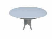 Baba kutu ayak Masa 18347 ST Klasik model MDF Tabla Natüre Beyaz Açılır el yapım - 5