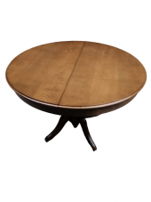 Masa Baba 19329 ST Klasik Model Kayın MDF Tabla Ihlamur Ayak Ceviz Boya Açılı - 1
