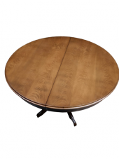 Masa Baba 19329 ST Klasik Model Kayın MDF Tabla Ihlamur Ayak Ceviz Boya Açılı - 7