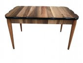 Masa KÜTÜK 19382 Desen Klasik Model Kelebek Açılı Kayın Retro ayak Parlak Ceviz thumbnail 3