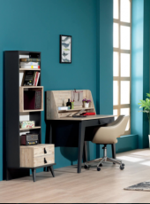 Çalışma masa Urlu 19406 RODİ SOHO Model Kitaplık çalışma koltuk Demonte inovasyon ürün - 1