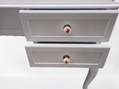 Çalışma Masa ST 19638 Lüks Klasik Model Kayın Aslan ayak Beyaz MDF TablaEl yapım - 8