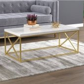 Orta Sehpa 19323 Ogem çapraz Model Metal Transmisyon çelik Gold Kaplama El Yapım thumbnail 1