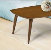 orta sehpa 117820 OSM OVAL Model Kayın Retro Ayak Ceviz İtinal paket kargo Elyapı thumbnail 4