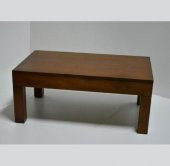 Orta Sehpa 13563 KÜT Model Ahşap Kutu Ayak MDF Parlak Ceviz Natüre Tabla El Yapı thumbnail 4