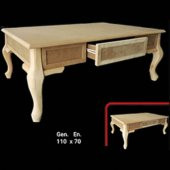 Orta sehpa 13466 Klasik Kayın ASLAN ayak Çekmece HAM MDF tabla Kutu sevk El Yapım thumbnail 2