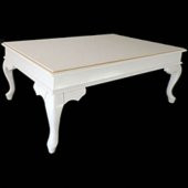 Orta sehpa 13574 Klasik Demonto Kayın ASLAN ayak Parlak Beyz Gölge sarı MDF tabla thumbnail 3