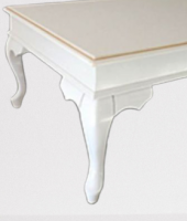 Orta sehpa 13574 Klasik Demonto Kayın ASLAN ayak Parlak Beyz Gölge sarı MDF tabla thumbnail 5