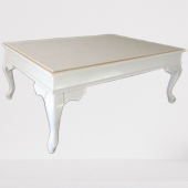 Orta sehpa 13574 Klasik Demonto Kayın ASLAN ayak Parlak Beyz Gölge sarı MDF tabla thumbnail 7