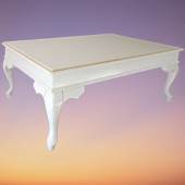 Orta sehpa 13574 Klasik Demonto Kayın ASLAN ayak Parlak Beyz Gölge sarı MDF tabla thumbnail 8