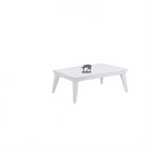 Orta Sehpa 11771 OSM Piramit Model Parlak Beyaz Kayın RETRO ayak Demonte El Yapım thumbnail 2