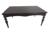 Orta Sehpa 17358 DEMONT Klasik Model Kayın Retro ayak Parlak Ceviz Nature El Yapı - 1
