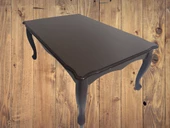 Orta Sehpa 17373 ST DEMONTO Klasik Kayın Aslan ayak Parlak Ceviz Nature El Yapım thumbnail 5