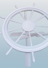 Orta sehpa 17617 Dümen Model Kayın Çapraz X Ayak Parlak Beyaz Lake Boya El Yapım thumbnail 2