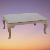 Orta Sehpa 1778 Klasik Model Kayın Kulaklı Aslan ayak Demonto HAM ürün El Yapım thumbnail 4