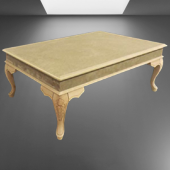 Orta Sehpa 17781 Klasik Model Kayın ASLAN OYMA ayak Natüre kaplama HAM Elyapı - 3