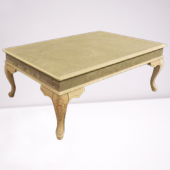 Orta Sehpa 17781 Klasik Model Kayın ASLAN OYMA ayak Natüre kaplama HAM Elyapı - 4