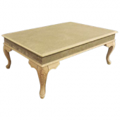 Orta Sehpa 17781 Klasik Model Kayın ASLAN OYMA ayak Natüre kaplama HAM Elyapı - 5