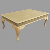 Orta Sehpa 17781 Klasik Model Kayın ASLAN OYMA ayak Natüre kaplama HAM Elyapı - 6