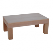 Orta Sehpa 17783 KÜT Klasik Model Ahşap Küt Ayak MDF HAM Natüre Tabla El Yapım - 3