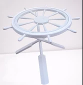 Orta sehpa 18030 Dümen Model Kayın Çapraz X Ayak Parlak Beyaz Lake Boya El Yapım thumbnail 7