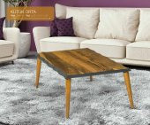 Orta Sehpa 18274 OSM KÜTÜK Klasik Model Ceviz Gri Uyum Kayın Retro ayak El Yapım thumbnail 1