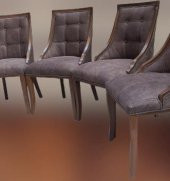 Sandalye 90146 Zus 40 Kayın ayak Kalite giydirme KAPİTON Kumaş Döşem 4Ad El Yapım thumbnail 8