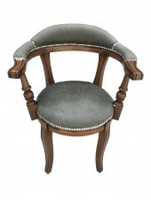 Sandalye 12476 İSKANDİNAV Dökme Sünger Kayın ASLAN Ayak 1ad Babyfac kumaş El Yapı - 1