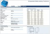 Trafo El-Kom 10VA 0-6V mavi RN148121 - 2