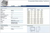 Trafo El-Kom 12VA 0-18V mavi RN148226 - 2
