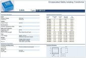 Trafo El-Kom 3VA 2x18V Mavi RN138246 - 2