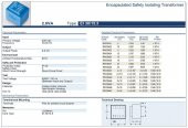 Trafo El-Kom 2VA 2x6V mavi RN130441 - 2