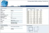 Trafo El-Kom 2,5VA 0-24V mavi RN130527 - 2