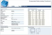 Trafo El-Kom 1,5VA 0-6V mavi RN130321 - 2