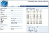 Trafo El-Kom 1,2VA 2X7,5V mavi RN130242 - 2