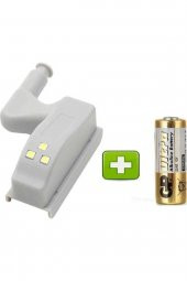 5 Adet Gardırop Dolap Içi Led Aydınlatma Menteşe Işığı - 1