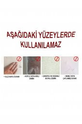 60 Parça Çok Amaçlı Çift Taraflı Bant 1 Cm X 4,5 Cm Nano Bant Duvar Bandı - 2