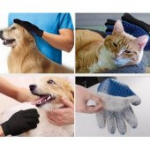 Köpek Kedi Evcil Hayvan Tüy Toplama Eldiveni Mavi - 2