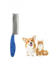 Kedi Köpek Kıtık Tüy Açıcı Metal Tarak thumbnail 1