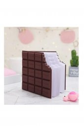 Çikolata Şeklinde Kokulu Not Defteri 8,5*10 Cm - 4