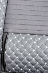 Renault Clio 2 HB Lüks Deri Oto Koltuk Kılıfı Ön/Arka Set - 2