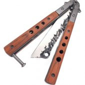 Benchmade Ahşap Ustura Ağız Çakı - 2